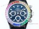 Japan Grade Replica Rolex Daytona Quartz Rainbow with Blue Dial 43mm Men's Watch (2)_th.jpg